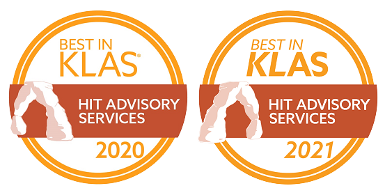 Best in KLAS HIT Advisory Services 2020 and 2021